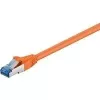 Wentronic Goobay CAT 6a S/FTP -verkkokaapeli, RJ45, 5 m, oranssi, LSZH, kupari 93818