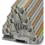 Phoenix Contact PT 2,5-PE/3L moottoriliitinlohko, Push-in, 3 tasoa, PE, 2,5 mm², harmaa, 3210542
