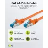 Wentronic 95605 CAT6a-patchkaapeli, RJ45 uros–uros, 1,5 m, oranssi