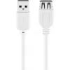 Wentronic USB 2.0 A uros naaras jatkokaapeli 5m valkoinen 96288