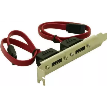 Delock sisäinen 2x SATA - 2x eSATA ulkoinen korttipaikkapaneeli (65116)