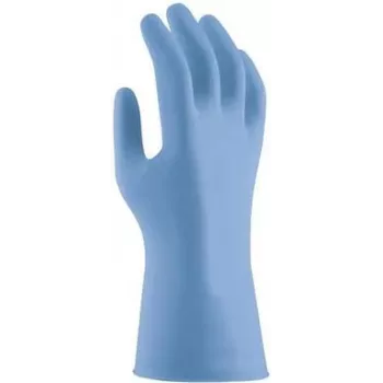 Uvex u-fit strong N2000 nitriilikäsineet, koko M, puuterittomat, sininen, 100 kpl 6096208