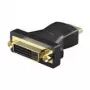 Wentronic Goobay HDMI-DVI-D-sovitin, HDMI-uros DVI-D-naaras, kullattu, musta, 2560x1600 68930