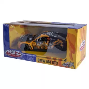 JAMARA BMW M4 GT3 1:24 keltainen RC-auto 2,4 GHz 402627