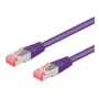 Wentronic 95608 CAT6a-150-patchkaapeli, RJ45 uros–uros, 1,5 m, violetti