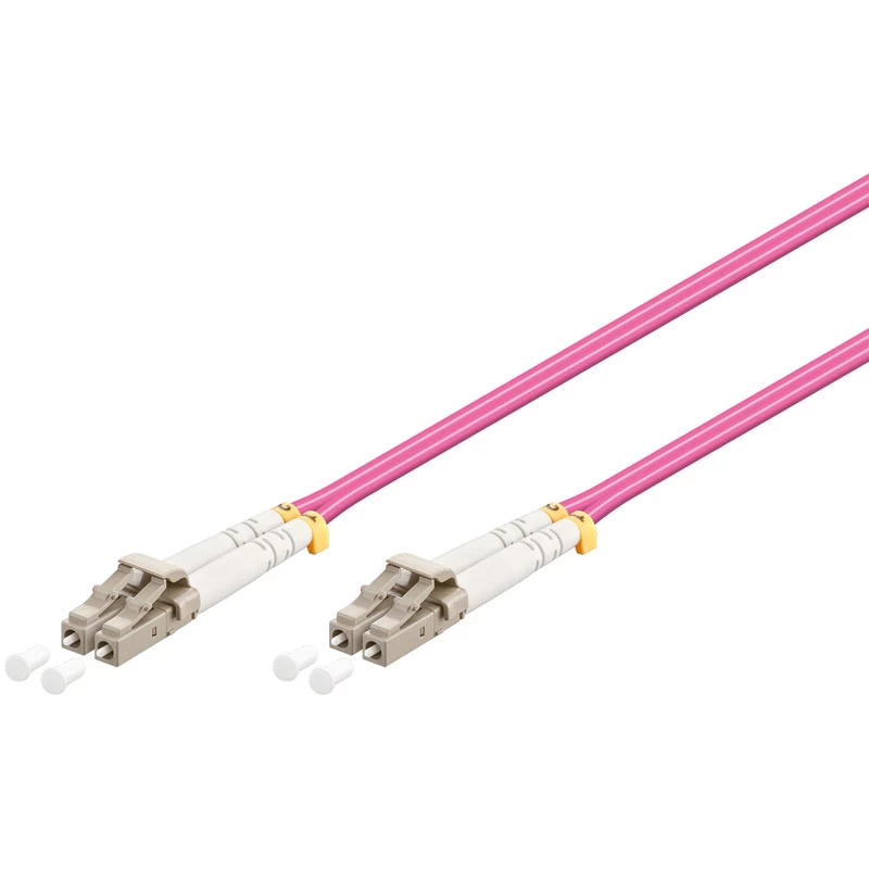 Wentronic 95938 LC–LC-monimuotokuidun valokuitu-patchkaapeli, pinkki