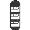 Rutenbeck KMK-GT 3 modulaarinen peitelevy insertillä lattiarasioihin, 9 porttia, musta RAL 9005 17000033