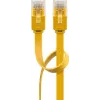 Wentronic RJ45 CAT6 0,5m patch-kaapeli, U/UTP, keltainen 96396