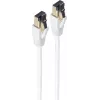 SHIVERPEAKS BASIC-S Cat.8 F/FTP patch-kaapeli, 5 m, valkoinen, RJ45 - RJ45, 40 Gbps, 2000 MHz, 568B BS08-41056