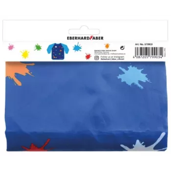 Faber-Castell EBERHARD FABER EFA Color lasten maalausesiliina, sininen, pitkät hihat, yksi koko, 4-9 vuotta, blisteripakkaus 579903