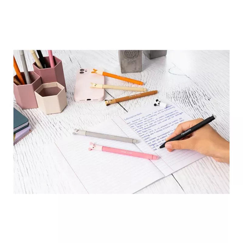 Faber-Castell Eberhard Faber Animal Erase it! Panda geelikynä 0,7 mm sininen 582107