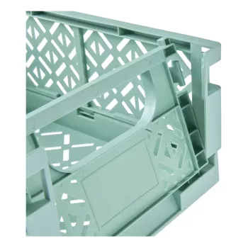keeeper mini-taittolaatikko fritzi, koko L, Nordic Green, 9,6 litraa, taitettava koristeellinen säilytyslaatikko, elintarvikekelpoinen, 1 kpl 1023431500000
