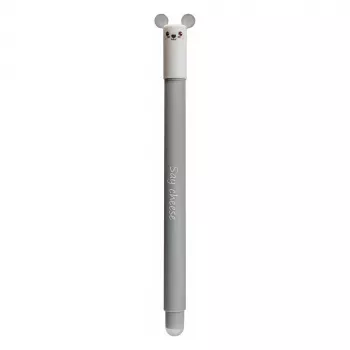 Faber-Castell Eberhard Faber Animal Erase it! Hiiri geelikynä 0,7 mm sininen, uudelleentäytettävä, pyyhittävä (1 kpl) 582108