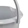 keeeper mika eco pyöreä siivousämpäri, 10 litraa, kivinharmaa, 100% kierrätysmuovi, ergonominen kahva 1171015000000