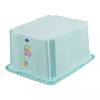 keeeper karolina Peppa Pig -säilytyslaatikko, 24 litraa, pyörivä/pinottuva kansilaatikko, PP, akvamariini, 1 kpl 1223762433600