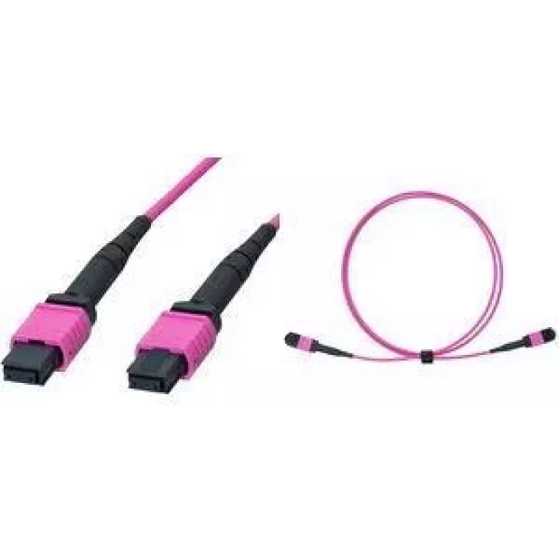 LogiLink FM7LC05 MPO-patchkaapeli, 12 kuitua, multimode OM4 50/125 µm, MPO/PC B/B, tyyppi B, 5 m
