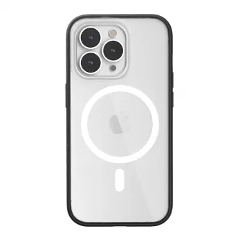 Woodcessories ECO646 iPhone 14 Pro Max -kotelo läpinäkyvä musta