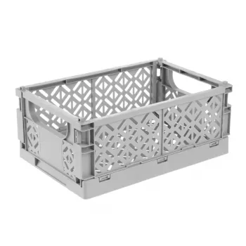 keeeper Mini-taittolaatikko fritzi, koko M, Nordic Grey, 3,4 litraa, taitettava koristelaatikko, elintarvikekelpoinen, 1 kpl 1023313000000