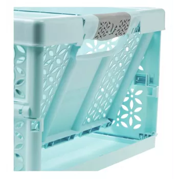 keeeper Profi-taittolaatikko lea, 32 litraa, akvamariini, kantavuus 30 kg, Soft-Grip-kahvat, PP/TPE, 1 kpl 10296624000NN