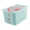 keeeper karolina Peppa Pig säilytyslaatikko, 45 L, aquamariini, kannella, pinottava 1223962433600