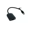 EXSYS EX-5005 USB 3.2 Gen 1 (USB 3.0) VGA-sovitin, jopa 2048 x 1152