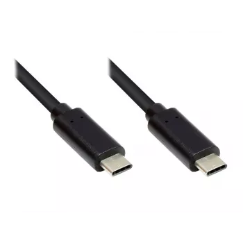 EXSYS EX-K1585-2.0 USB-C-kaapeli 2 m, USB 3.2 Gen 1, musta