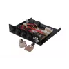 EXSYS EX-3466-2 SATA III 4-porttinen kytkin - 1-4 HDD/SSD-vaihtaja, 6Gbps, Hot-Swap, Marvell-piirisarja