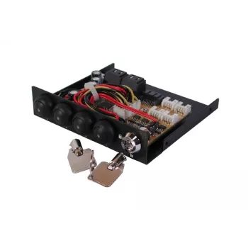 EXSYS EX-3466-2 SATA III 4-porttinen kytkin - 1-4 HDD/SSD-vaihtaja, 6Gbps, Hot-Swap, Marvell-piirisarja