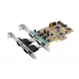 EXSYS EX-45034 PCIe 4-porttinen sarjaporttikortti RS-232/422/485 (FTDI)