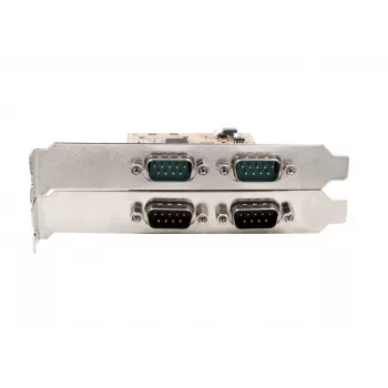 EXSYS EX-45034 PCIe 4-porttinen sarjaporttikortti RS-232/422/485 (FTDI)
