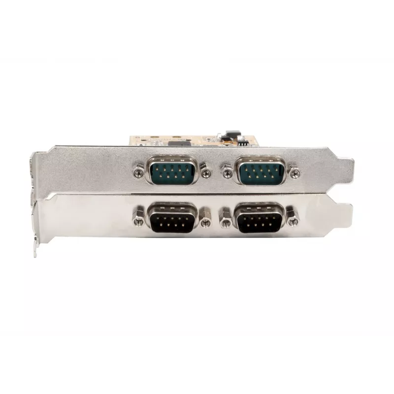 EXSYS EX-45034 PCIe 4-porttinen sarjaporttikortti RS-232/422/485 (FTDI)