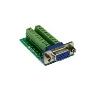 EXSYS EX-49020 VGA 16-pin kaapeliadapteri vihreä - hopea
