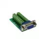 EXSYS EX-49020 VGA 16-pin kaapeliadapteri vihreä - hopea