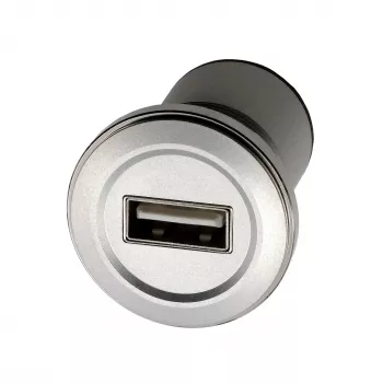 EXSYS EX-49191 asennettava USB-2.0-adapteri, USB-A liitäntä USB-A liitäntään, metalli