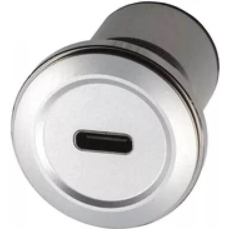 EXSYS EX-49194 asennusadapteri metalli, USB-C liitäntä USB-A liitäntään