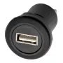 EXSYS EX-49212 USB 2.0 asennusadapteri, USB-A liitäntä USB-A liitäntään, musta