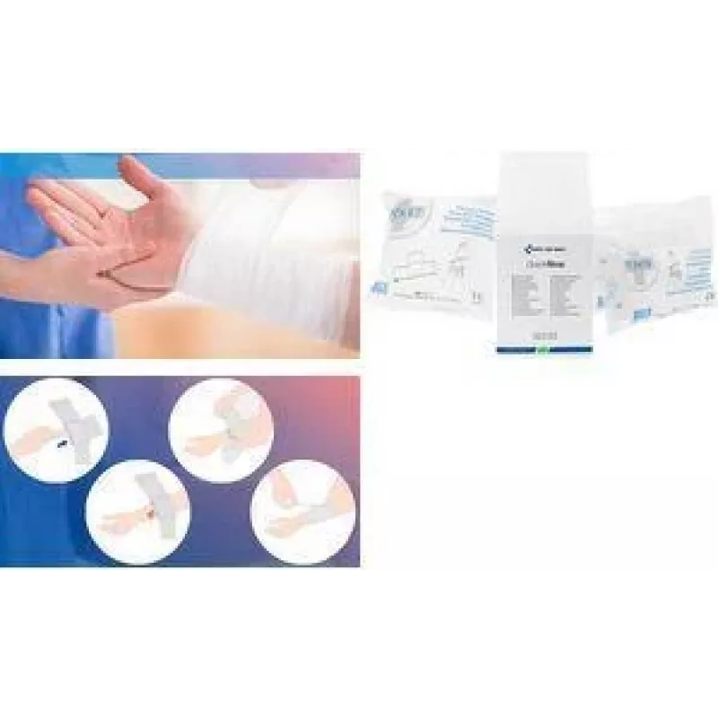 First Aid Only Quick Stop harsotaitos P-44030 00, steriili, valkoinen, 3 kpl:n pakkaus
