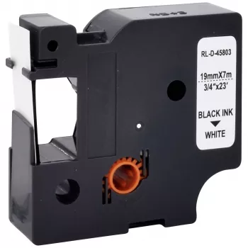 Renkforce RF-LT-D45803 yhteensopiva DYMO D1 merkintänauhakasetti, 19 mm, valkoinen/musta, 7 m RF-6027838