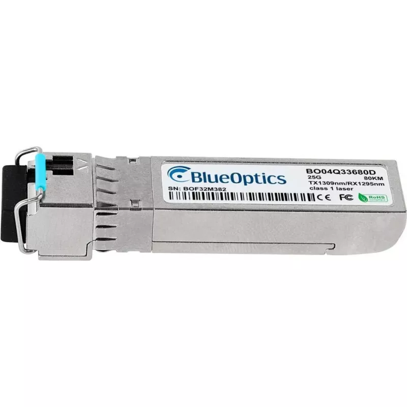 BlueOptics SFP28 25G BX-D 80km LC Simplex lähetin-vastaanotin Cisco SFP28-25G-BX-D-80KM-CS-BO