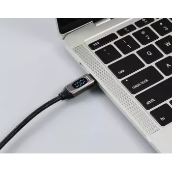 Renkforce USB-C - USB-C kaapeli 2.0, 2 m, hopea (metallinen) RF-6249498