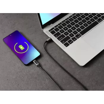 Renkforce USB-C - USB-C kaapeli 2.0, 2 m, hopea (metallinen) RF-6249498