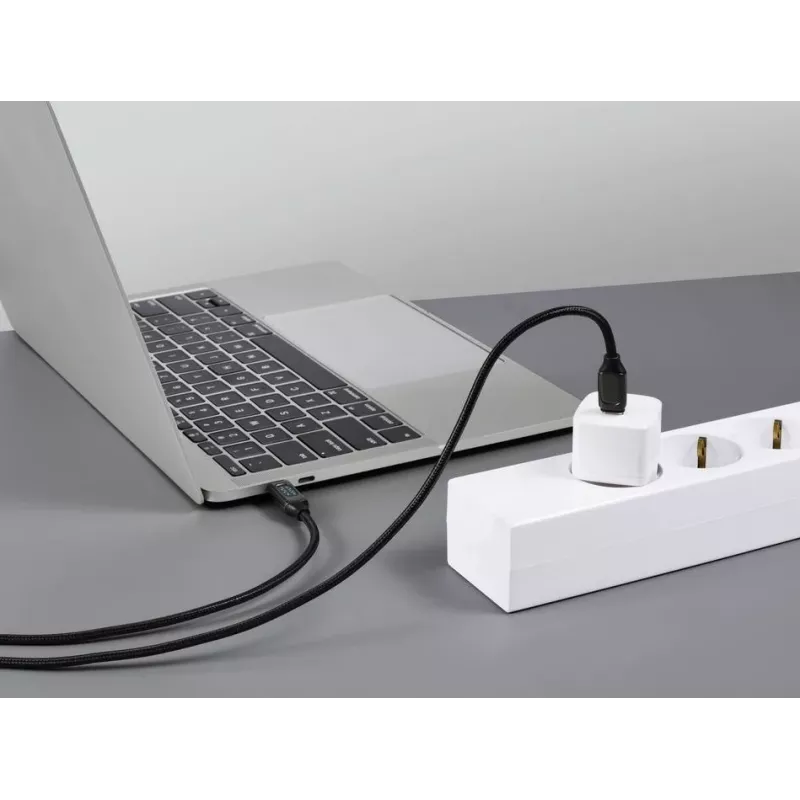 Renkforce USB-C - USB-C kaapeli 2.0, 2 m, hopea (metallinen) RF-6249498