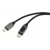 Renkforce USB-C - USB-C kaapeli 2.0, 2 m, hopea (metallinen) RF-6249498