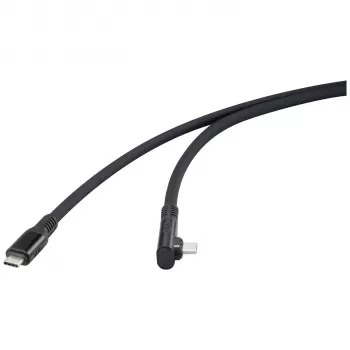 Renkforce USB4 USB-C - USB-C kaapeli 1 m musta 8K UHD magneettiliitin RF-6438138