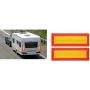 IWH ECE 70 takamerkintälevy oranssi fluoresoiva keltainen heijastava 565 x 195 mm 097607