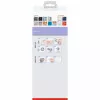 tesa MOON WHITE wc-harja ja teline setti, itseliimautuva, metalli, mattavalkoinen 40571-00000-00