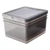 keeeper bea säilytyslaatikko setti, 3x 18 L, kristallinharmaa, Air-Control kansi 3003182700000