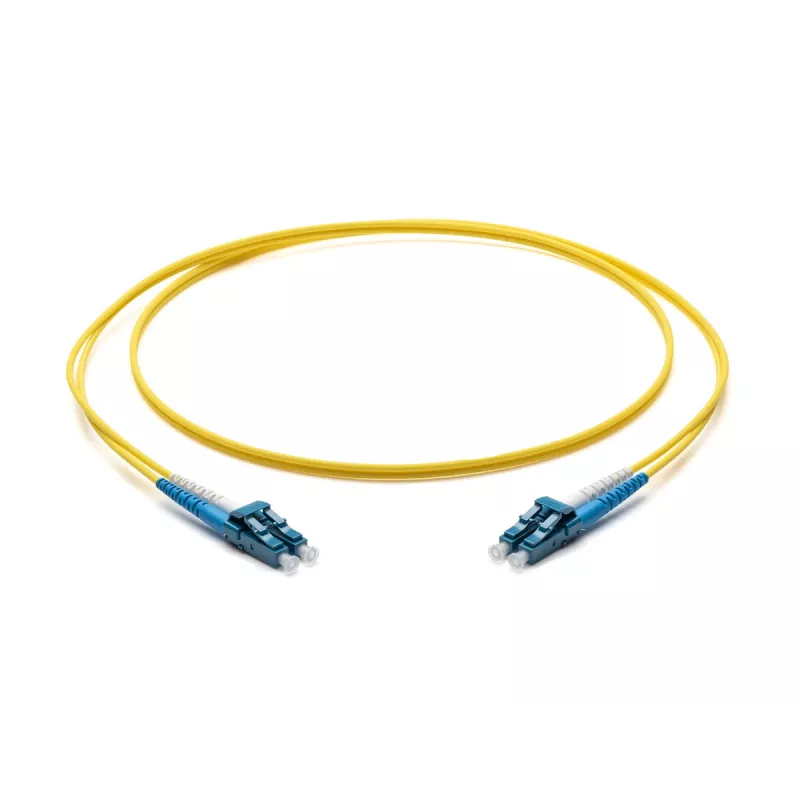 Corning LC/LC OS2 yksimuotokuitu duplex kuitu-patchkaapeli, 10m, keltainen F040402G2Z20010M