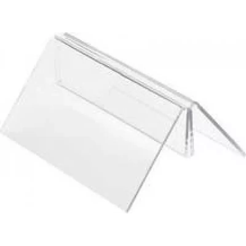 DEFLECTO MH10011 kirkas akryylinen esite- ja korttiteline, 151 x 57 x 42 mm