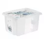 keeeper Karolina Stitch säilytyslaatikko, 15 L, läpinäkyvä, kannella, pinottava 1223600131900